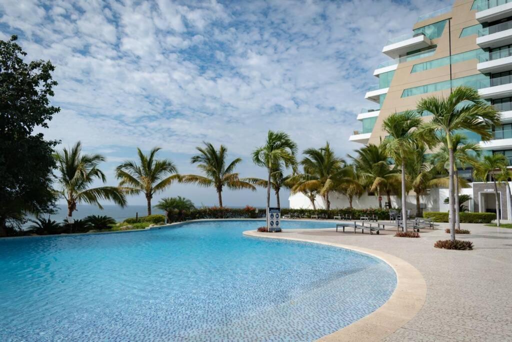 M3 Lujoso Y Comodo Departamento Con Playa 2 Piscinas Cancha De Tenis Jacuzzi Seguridad 24 Horas Manta Exteriör bild