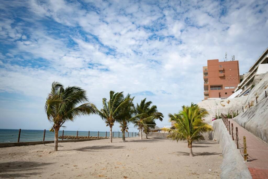M3 Lujoso Y Comodo Departamento Con Playa 2 Piscinas Cancha De Tenis Jacuzzi Seguridad 24 Horas Manta Exteriör bild